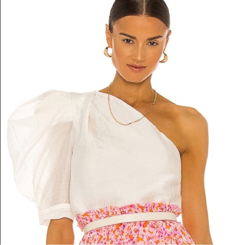 Sabina Musayev Cream Blouse